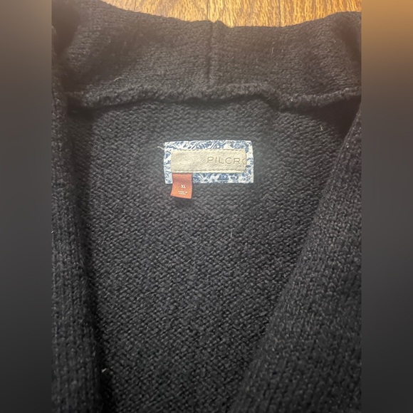 Pilcro Black Shawl Collar Cardigan - Picture 3 of 8